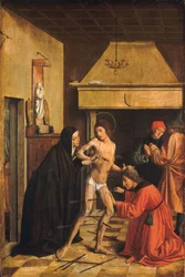 Der heilige Sebastian wird von Irene geheilt